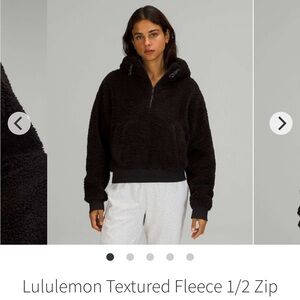 Lululemon Textured Fleece Sherpa 1/4 Zip 6